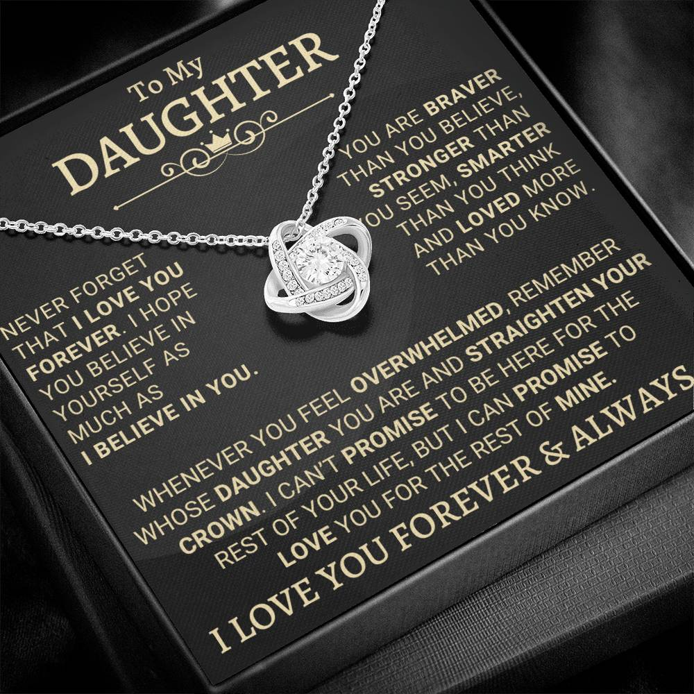 Heartfelt Gift for Daughter - I love you forever and always - TFG