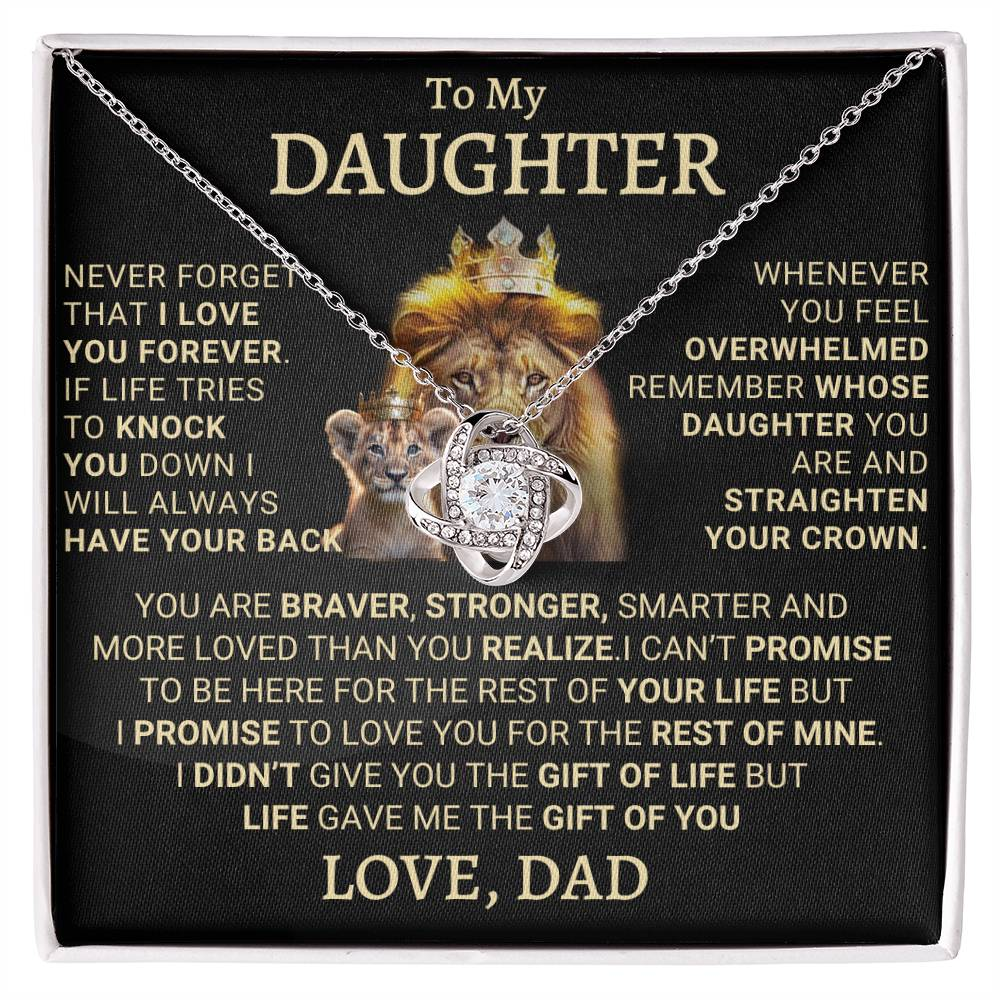 Gift for Daughter from Dad – A Beautiful Father-Daughter Necklace - Valentine gifts daughter