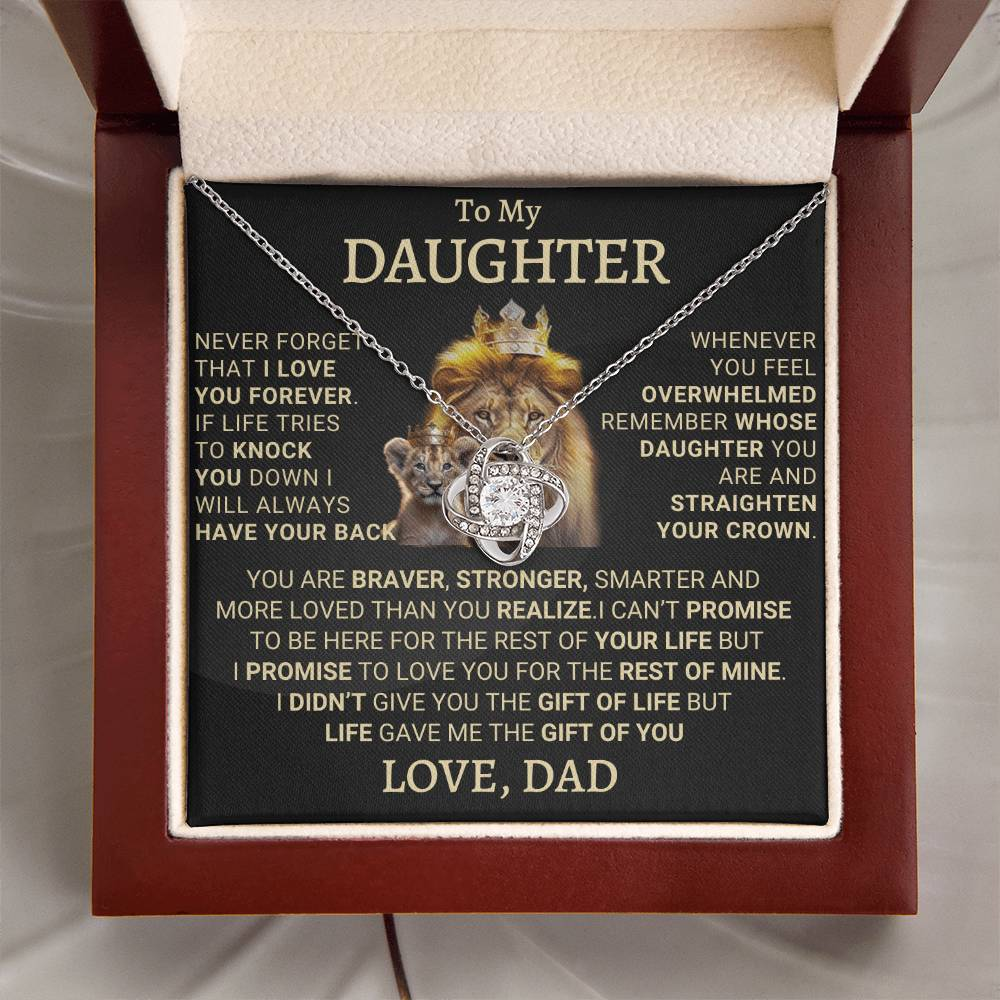 Gift for Daughter from Dad – A Beautiful Father-Daughter Necklace - Valentine gifts daughter