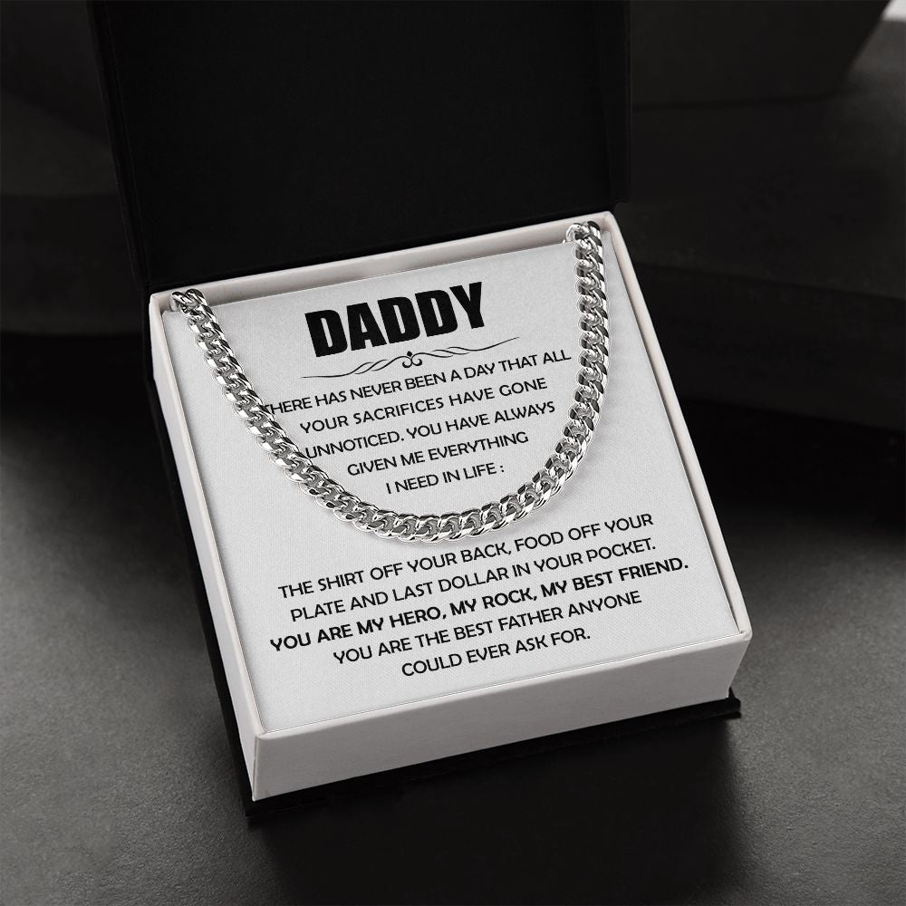 Daddy - Given Me Everything Cuban Chain Link