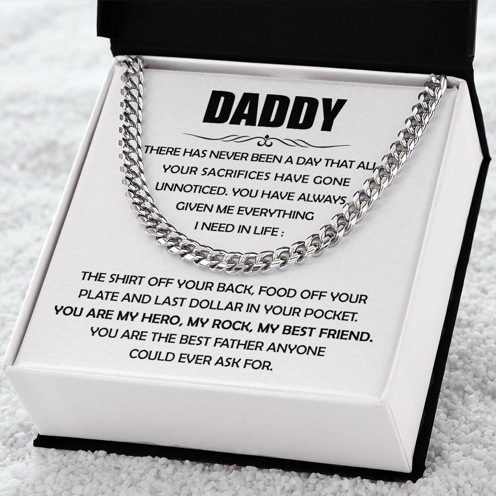 Daddy - Given Me Everything Cuban Chain Link