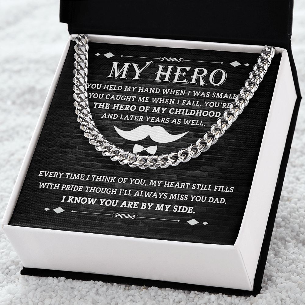 (ALMOST SOLD OUT) Hero Of My Childhood Cuban Chain Link