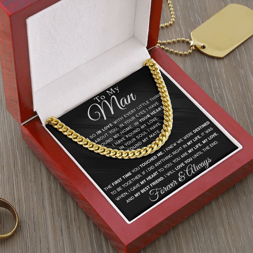 (ALMOST SOLD OUT) My Man-My Heart My Life Cuban Chain Link