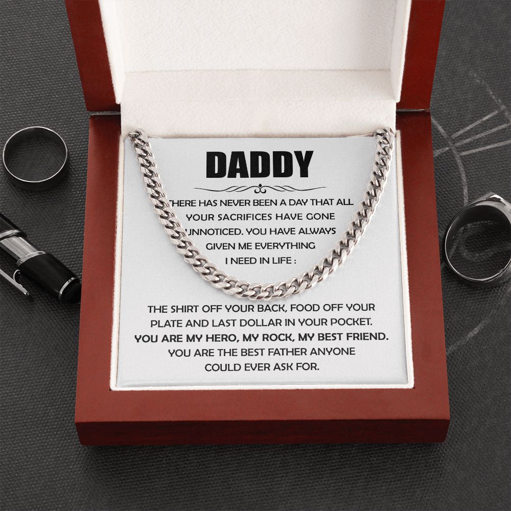 Daddy - Given Me Everything Cuban Chain Link