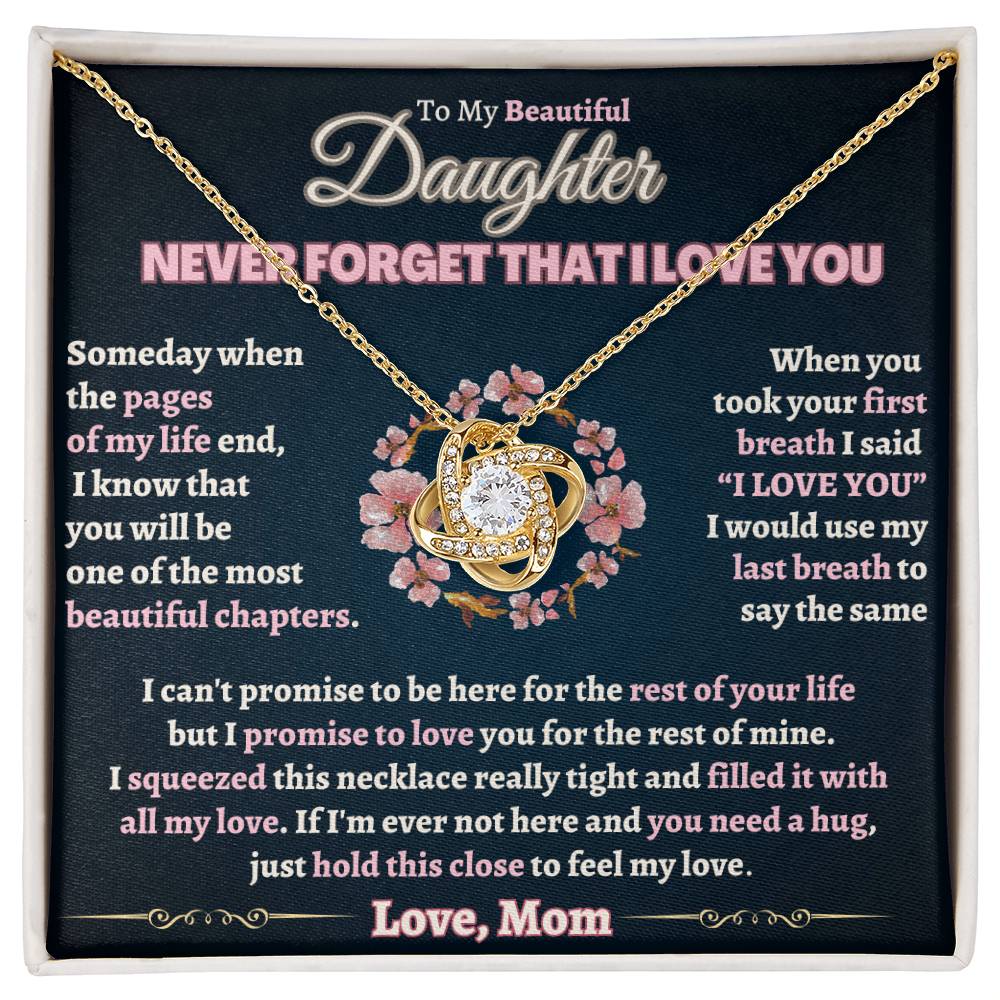 Heartfelt Gift for Daughter from Mom - I Love You - TFG