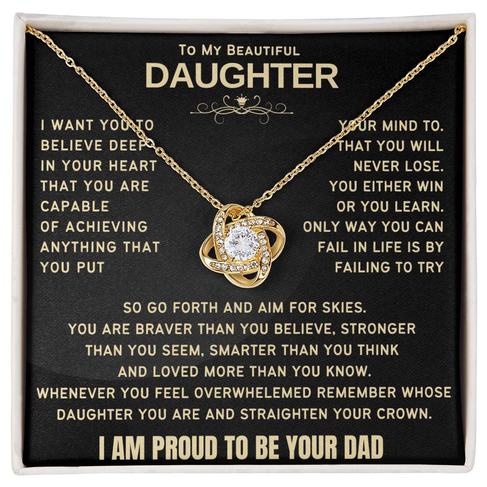 Heartfelt Gift for Daughter from DAD - Never Lose