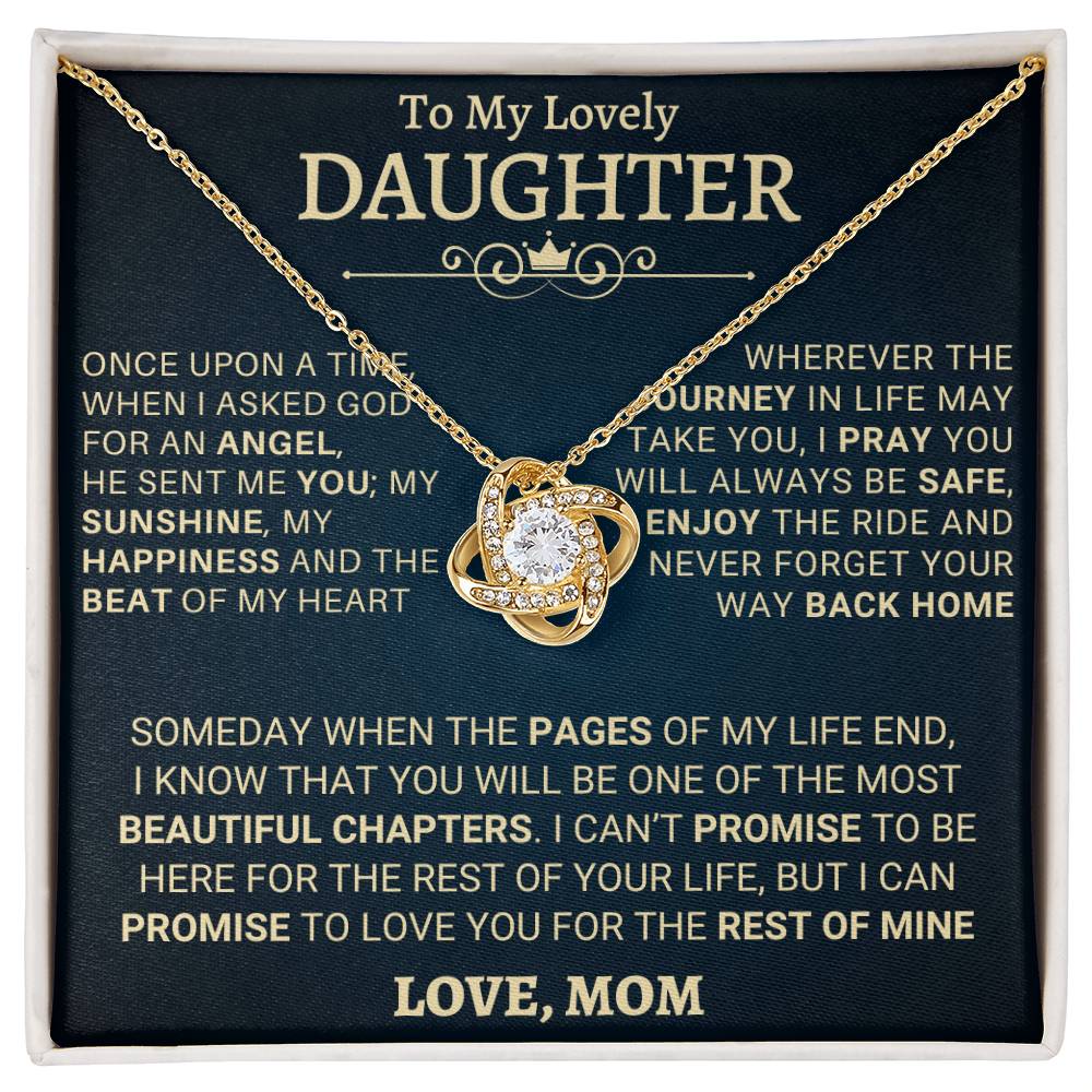 Heartfelt Gift for Daughter from Mom - I promise to love you