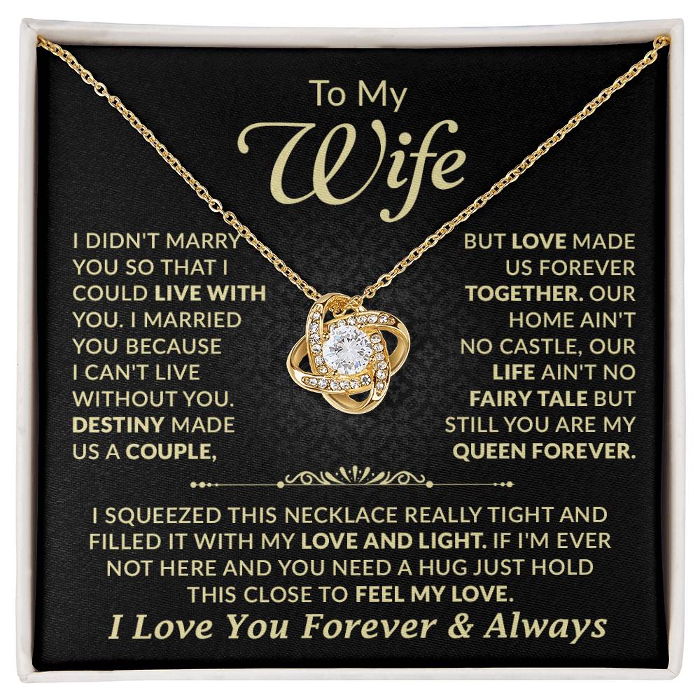 Heartfelt Gift for Wife - Love Made Us Forever Together - tfg