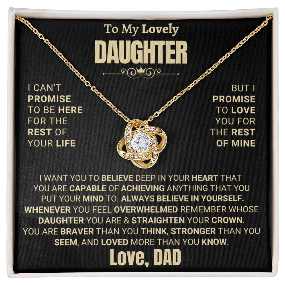 Beautiful Gift for Daughter from DAD "Always Believe In Yourself"