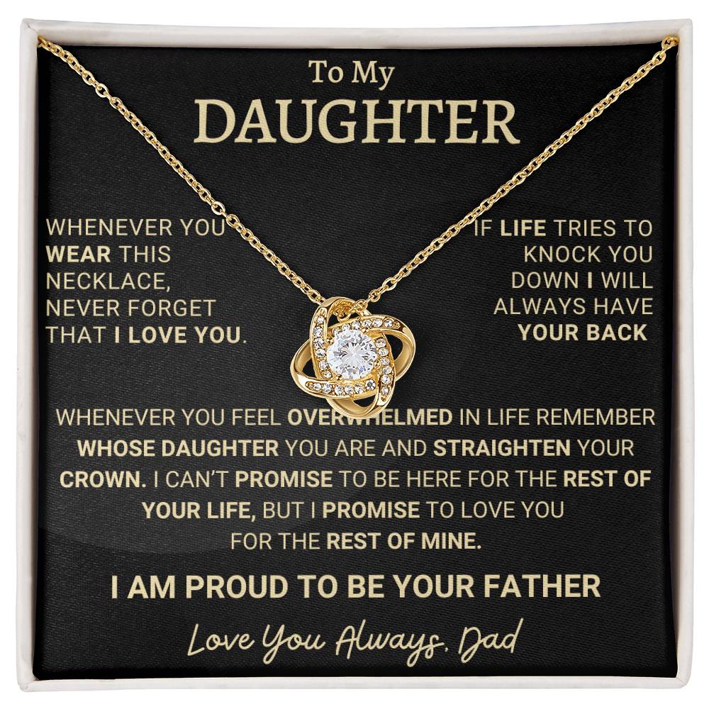 Heartfelt Gift for Daughter from Dad - Proud to be your father