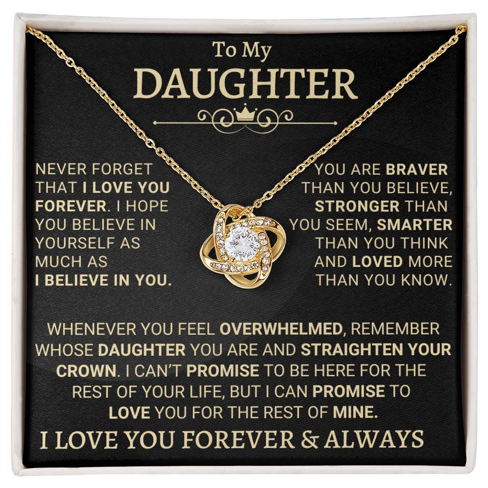 Heartfelt Gift for Daughter - I love you forever and always