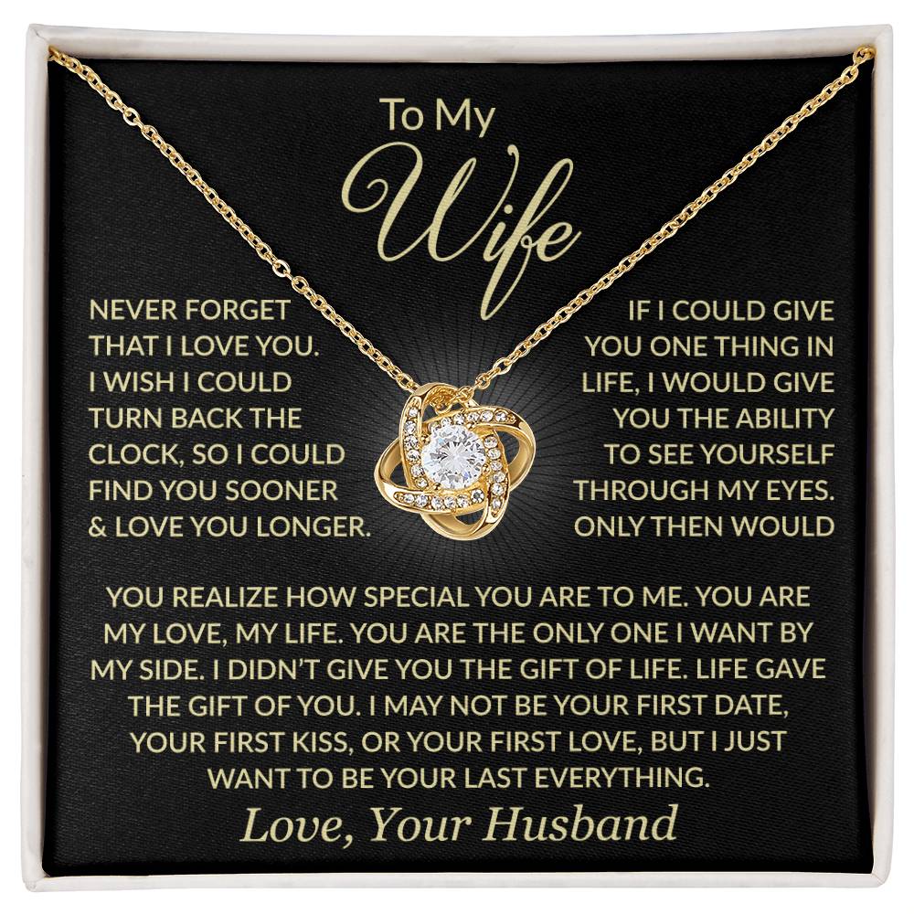 Heartfelt Gift for Wife - You are my love, you are my life - tfg