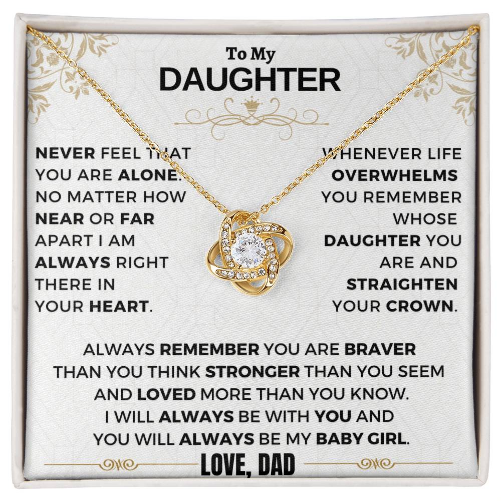 (ALMOST SOLD OUT) Gift for Daughter from Dad - Baby Girl - LN