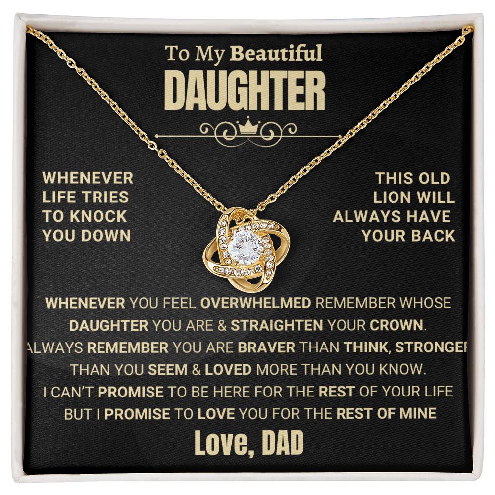 Beautiful Gift for Daughter - This Old Lion Will Always Have Your Back