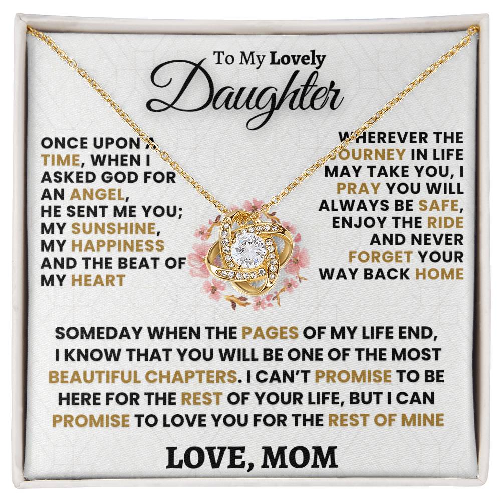 Heartfelt Gift for Daughter from MOM - My Sunshine, My Happiness - TFG