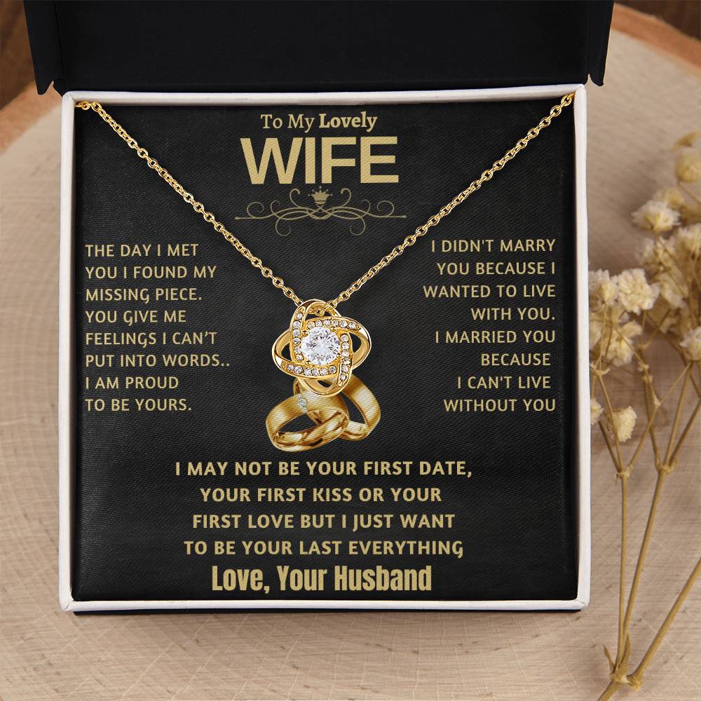 Beautiful Gift for Wife "Proud To Be Yours"