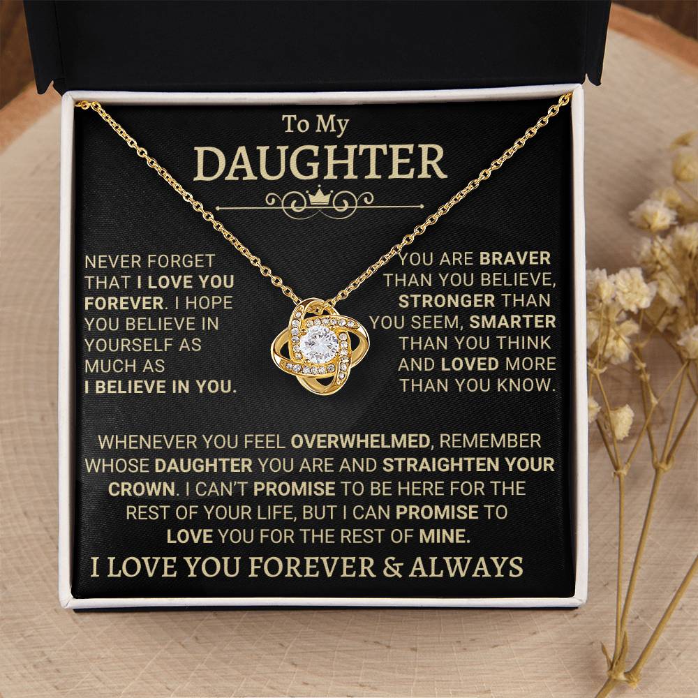 Heartfelt Gift for Daughter - I love you forever and always