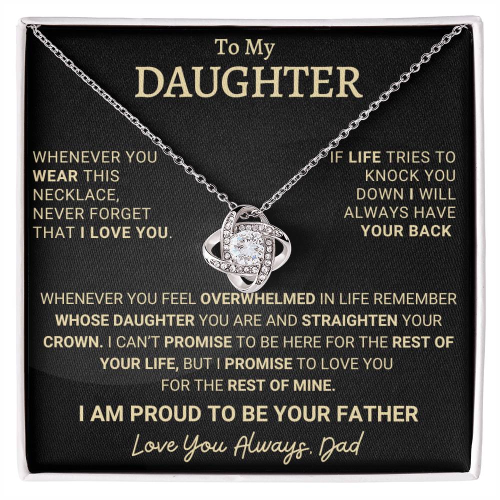 Heartfelt Gift for Daughter from Dad - Proud to be your father