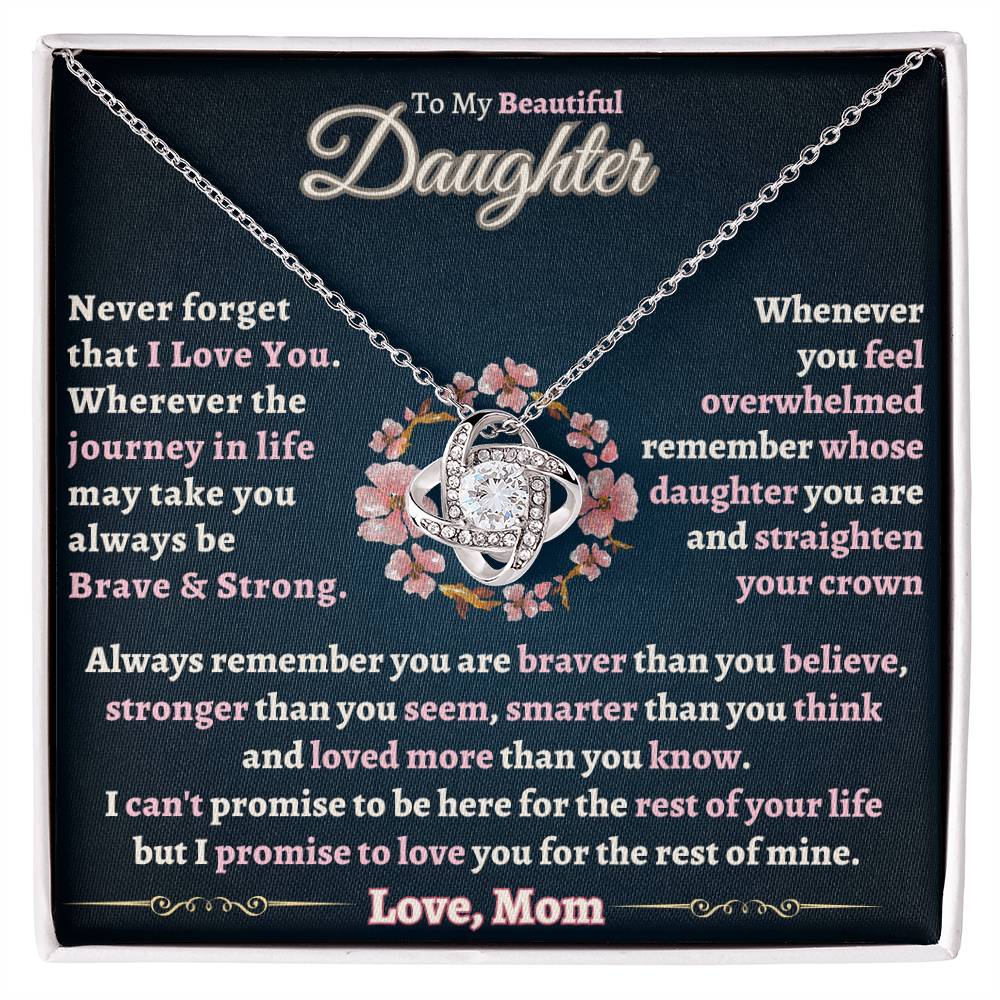 Heartfelt Gift for Daughter from Mom - Loved more than you know - TFG