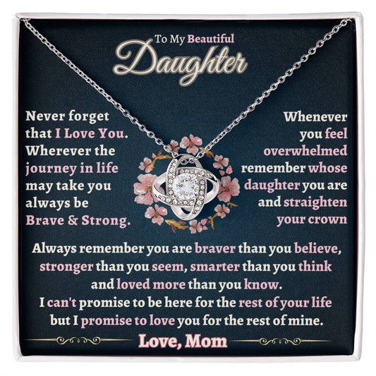 Heartfelt Gift for Daughter from Mom - Loved more than you know - TFG