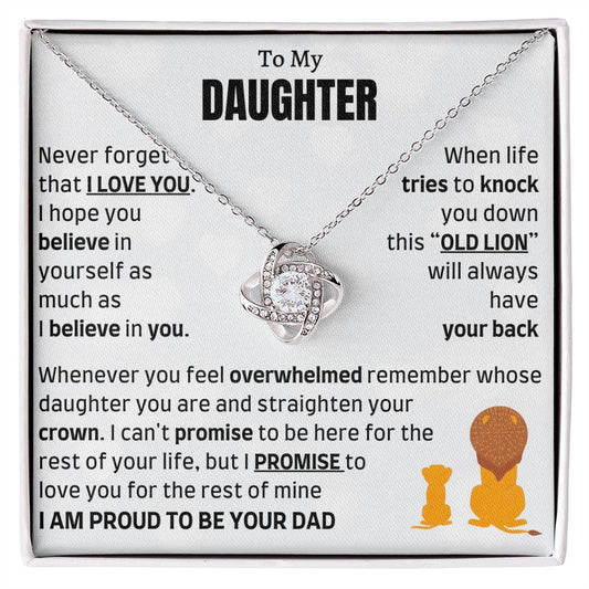 Heartfelt Gift for Daughter from Dad - I Love You