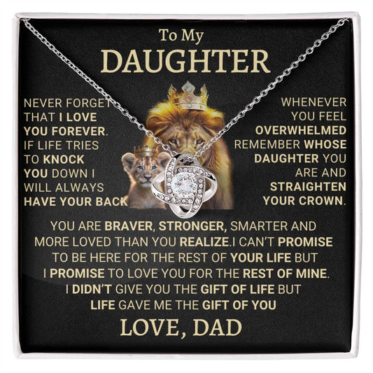 Heartfelt Gift from Dad to Daughter - Life Gave Me The Gift Of You