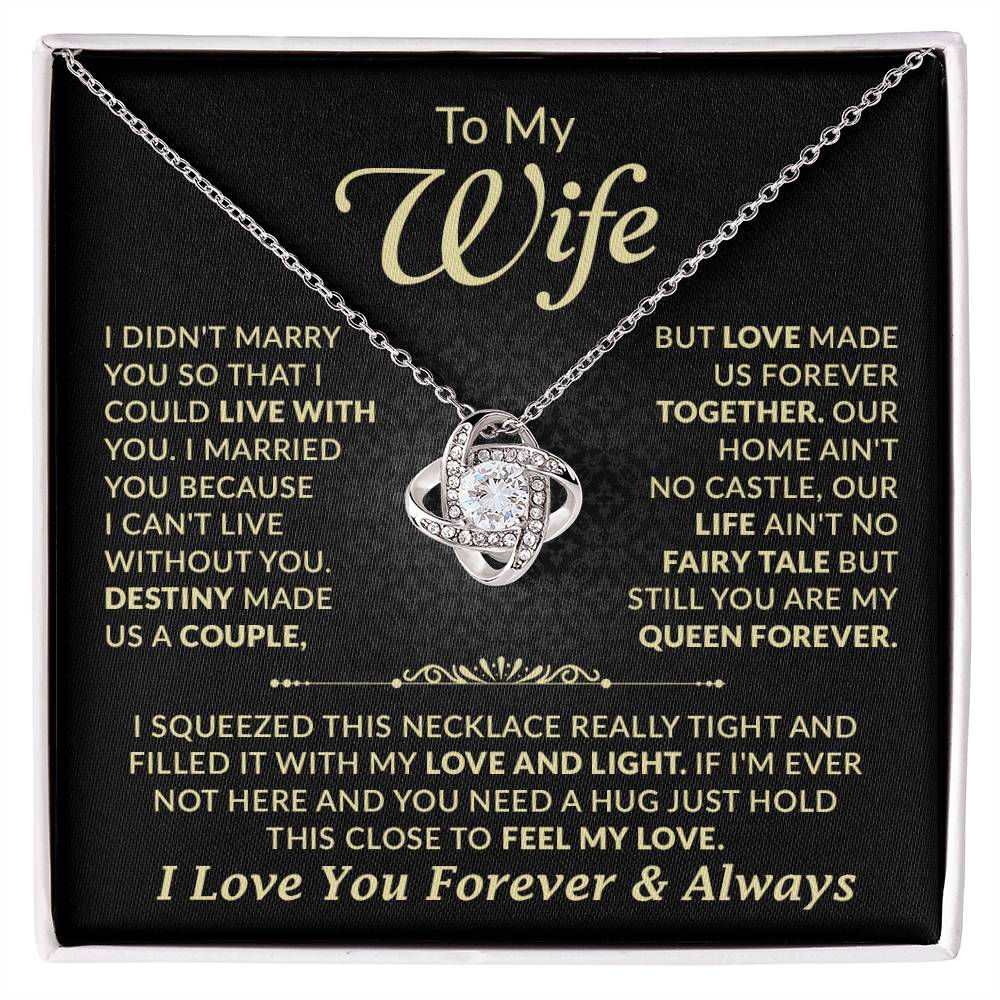 Heartfelt Gift for Wife - Love Made Us Forever Together - tfg