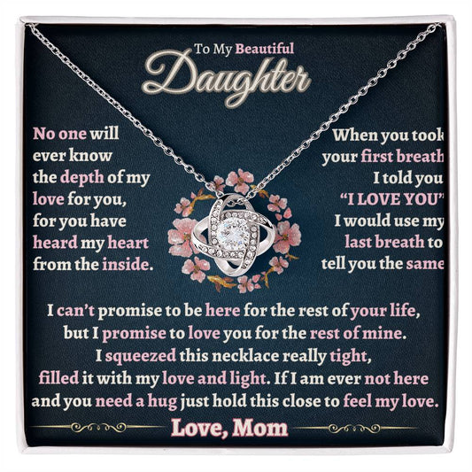 Heartfelt Keepsake Gift for Daughter from Mom  - Depth of my love