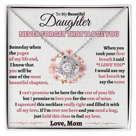 Heartfelt Gift for Daughter from Mom - Feel my love