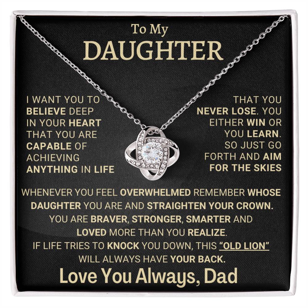 Heartfelt Gift for Daughter from Dad - You never lose - tfg