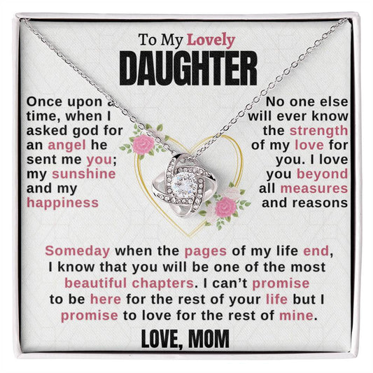 Heartfelt Gift for Daughter from MOM - I promise to love you - TFG