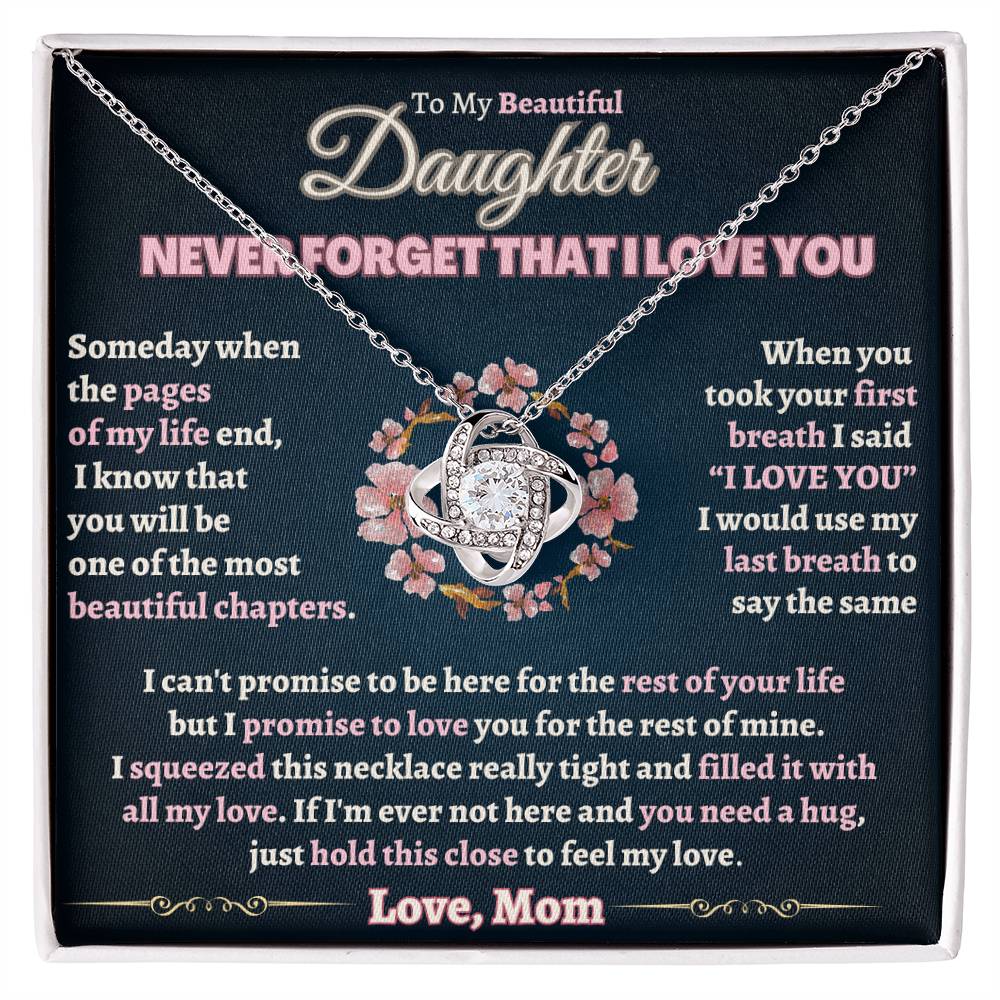 Heartfelt Gift for Daughter from Mom - I Love You - TFG