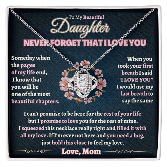 Heartfelt Gift for Daughter from Mom - I Love You - TFG