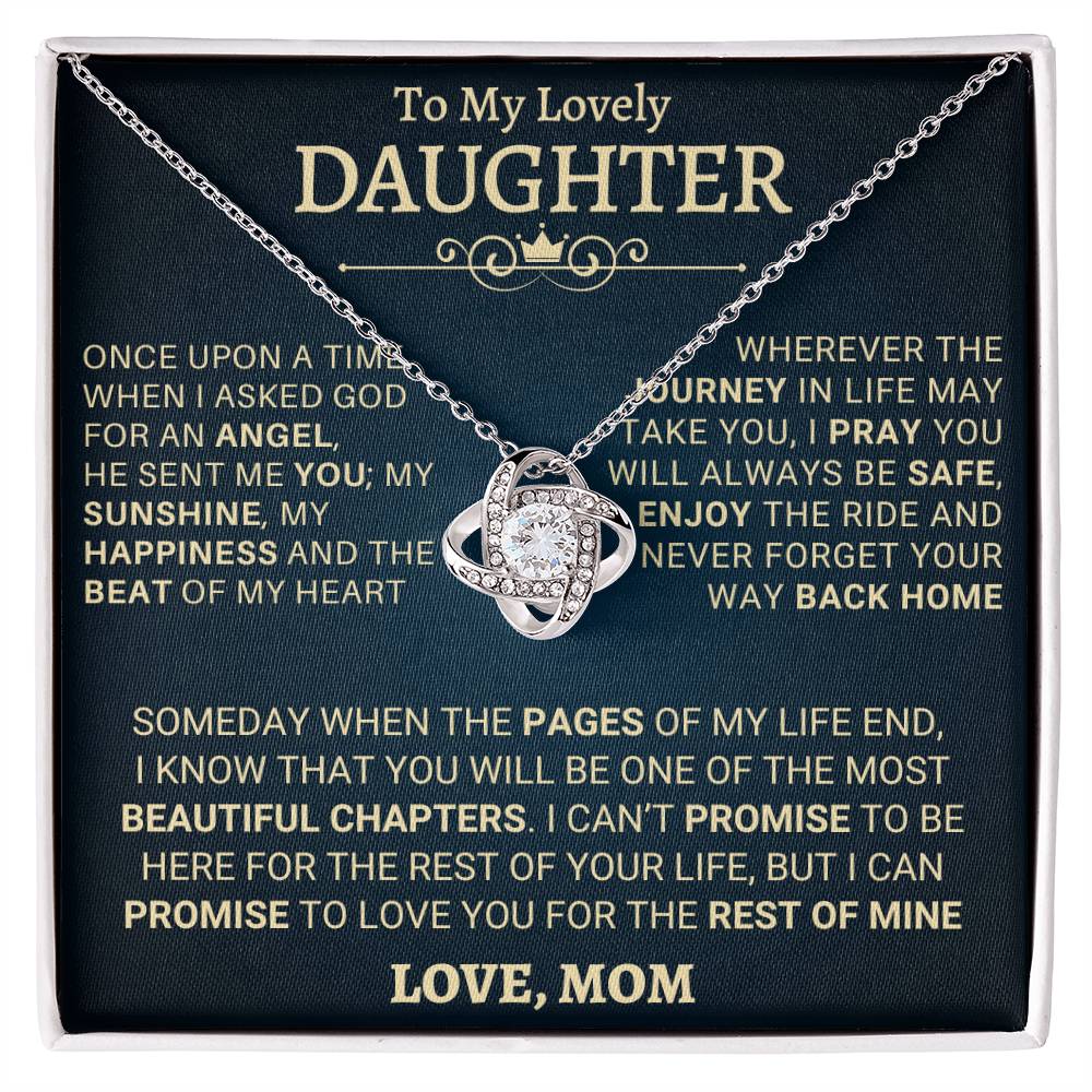 Heartfelt Gift for Daughter from Mom - I promise to love you