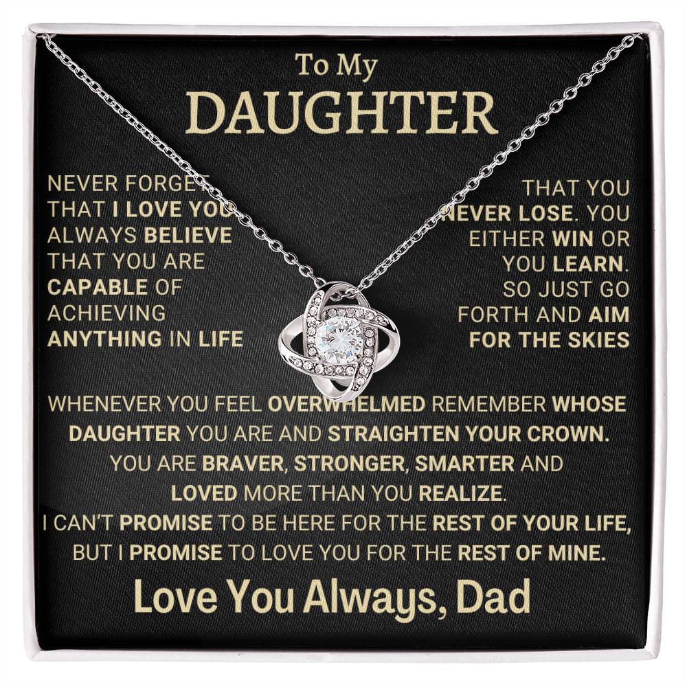 Heartfelt Gift for Daughter from Dad - Always Believe