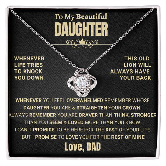 Beautiful Gift for Daughter - This Old Lion Will Always Have Your Back