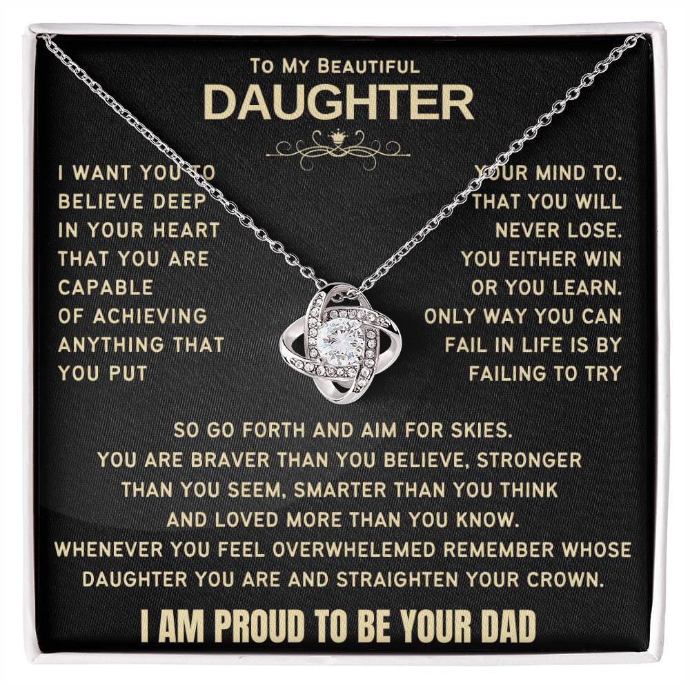 Heartfelt Gift for Daughter from DAD - Never Lose