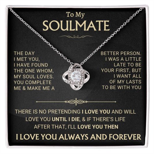 Heartfelt Gift for Soulmate - my soul loves you corrected