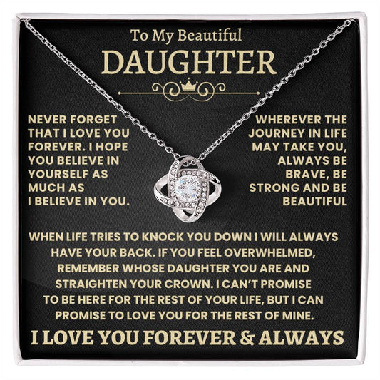 Heartfelt Gift for Daughter - Be Brave & Be Strong