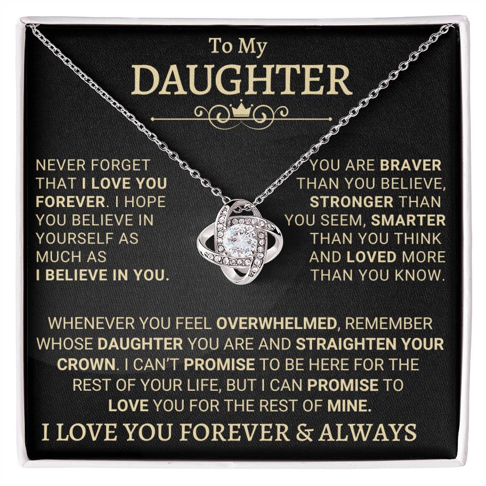 Heartfelt Gift for Daughter - I love you forever and always