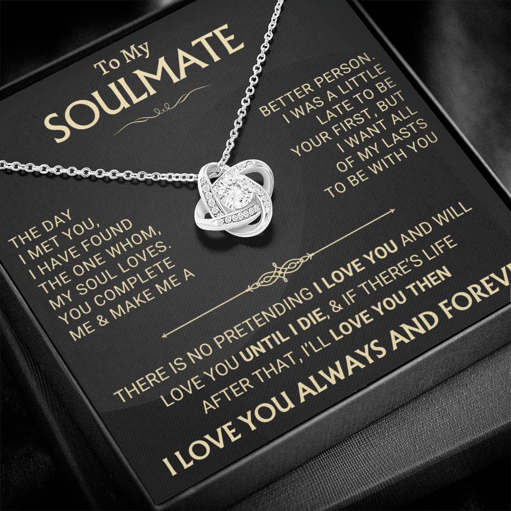 Heartfelt Gift for Soulmate - my soul loves you corrected