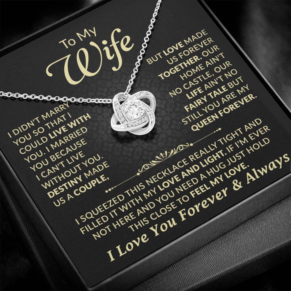 Heartfelt Gift for Wife - Love Made Us Forever Together - tfg