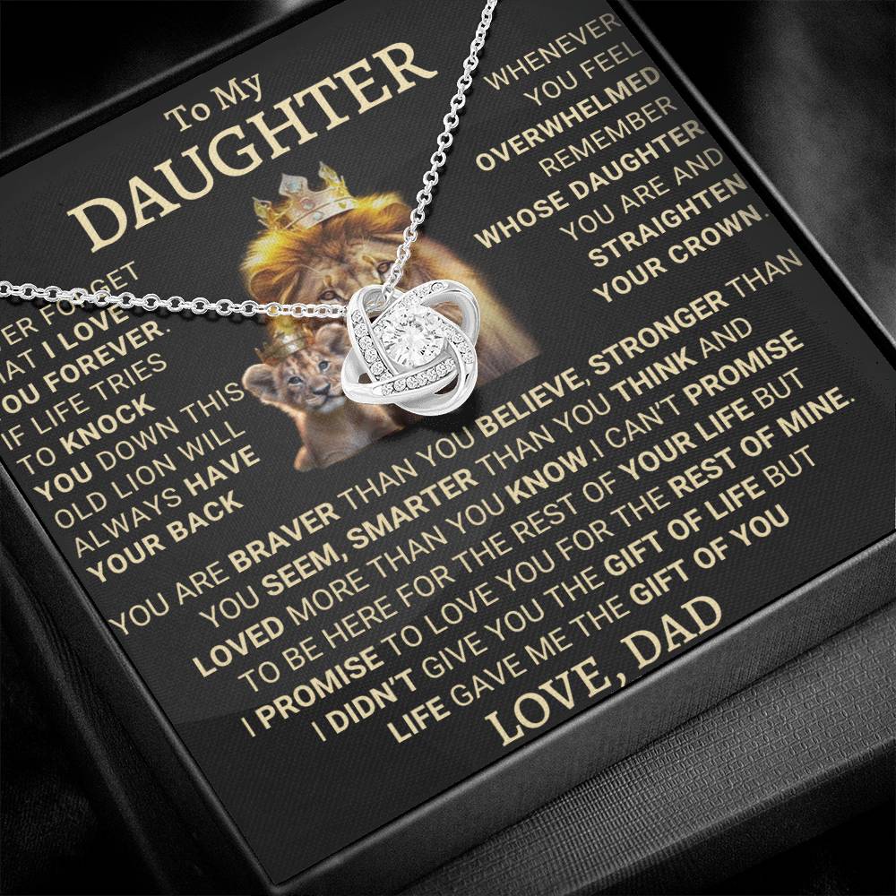 Heartfelt Gift for Daughter from Dad - This Old Lion Will Always Have Your Back