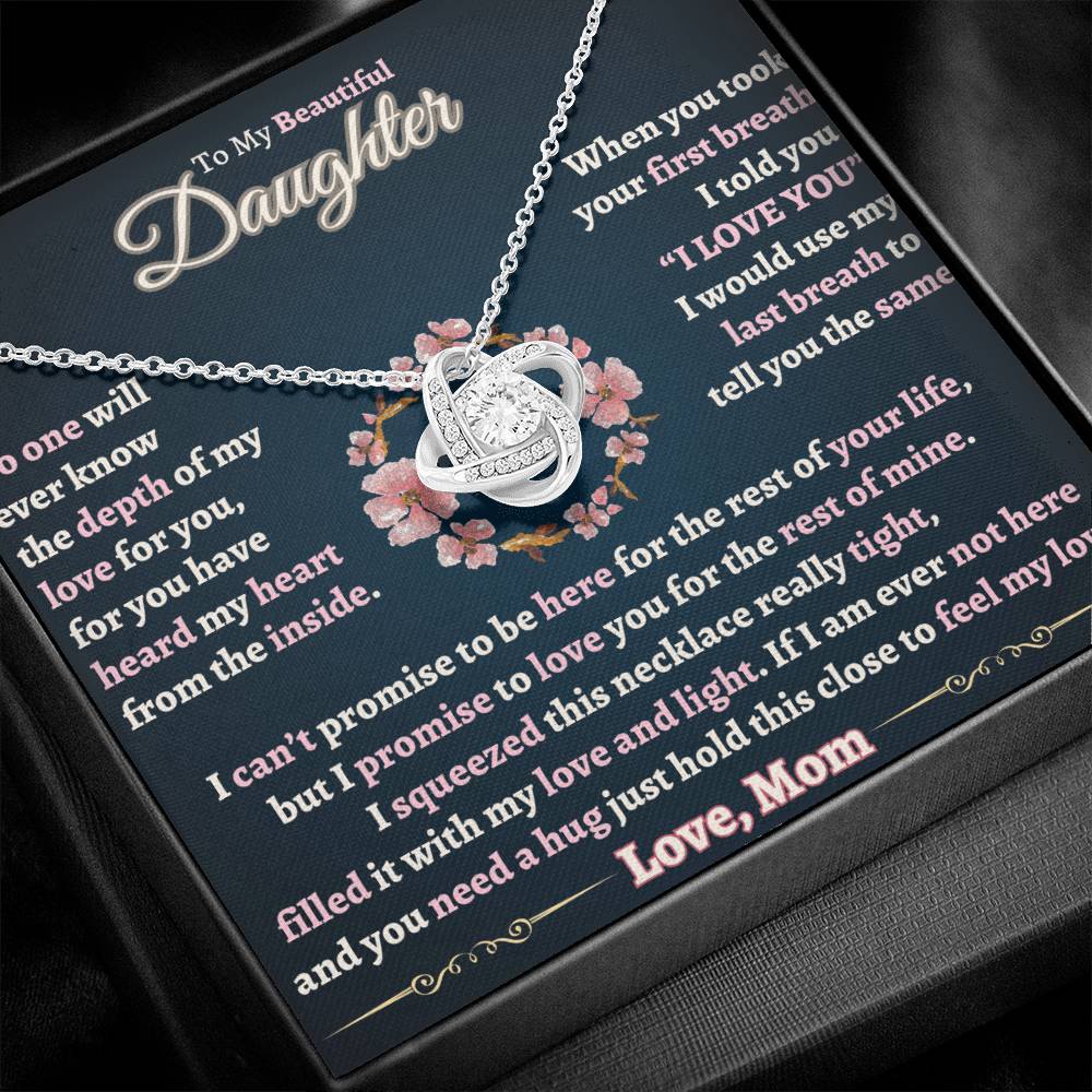 Heartfelt Keepsake Gift for Daughter from Mom  - Depth of my love