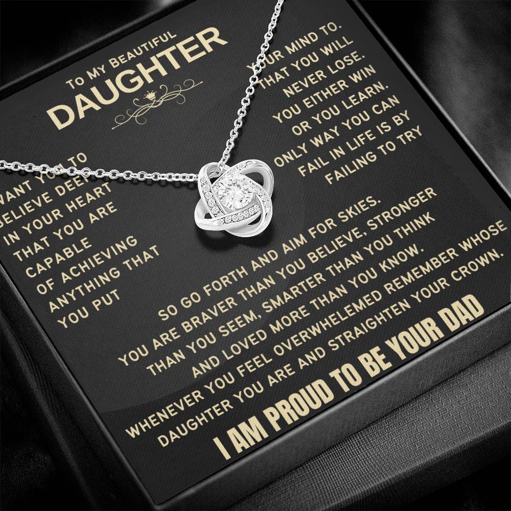 Heartfelt Gift for Daughter from DAD - Never Lose