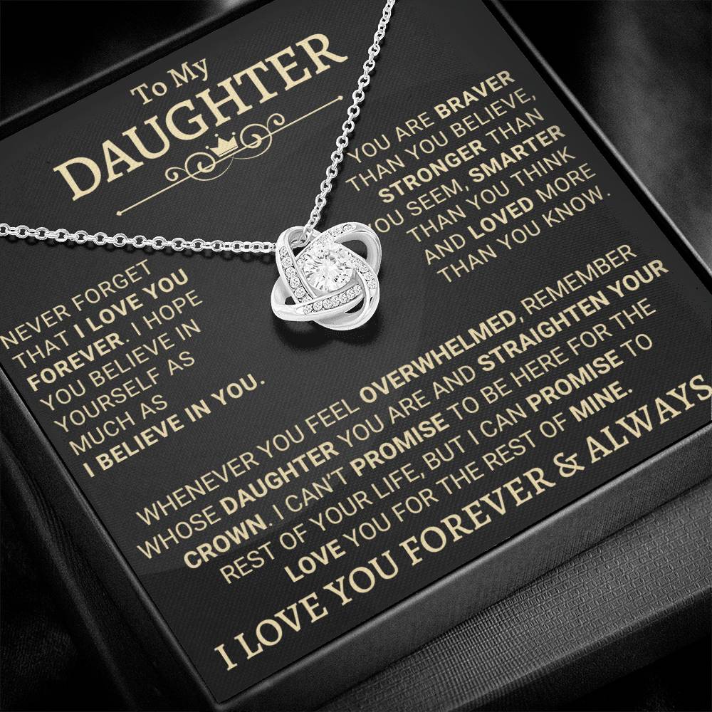 Heartfelt Gift for Daughter - I love you forever and always