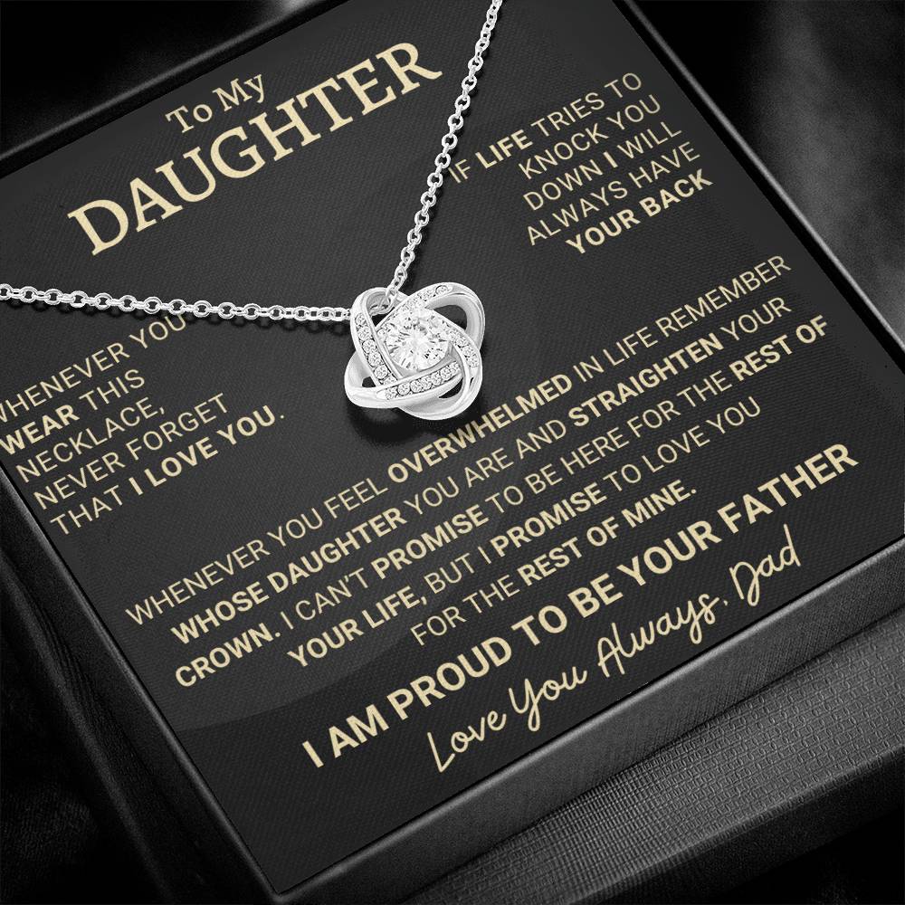 Heartfelt Gift for Daughter from Dad - Proud to be your father