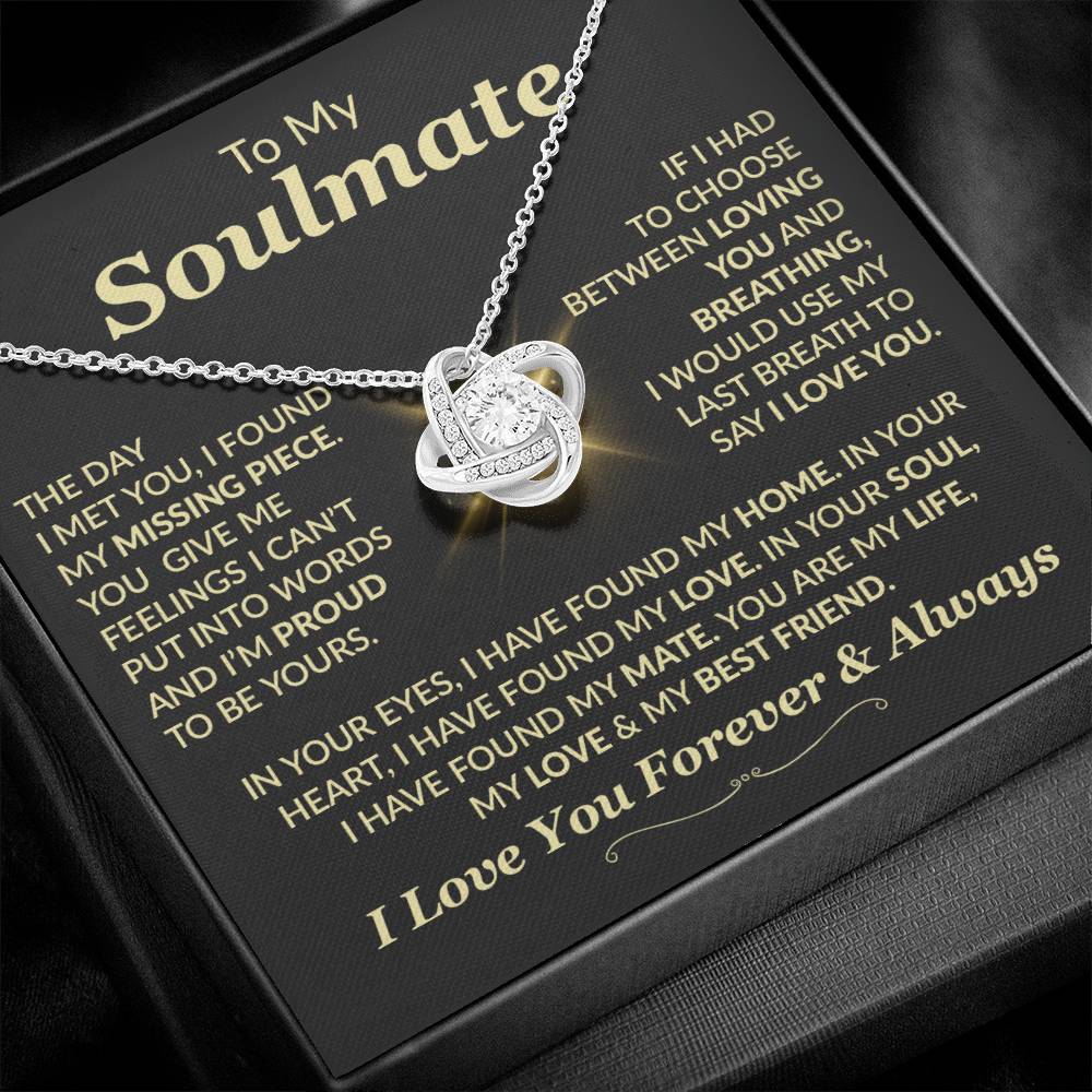 Heartfelt Gift for Soulmate - My love, my best friend