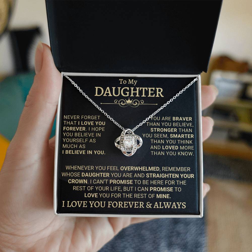 Heartfelt Gift for Daughter - I love you forever and always