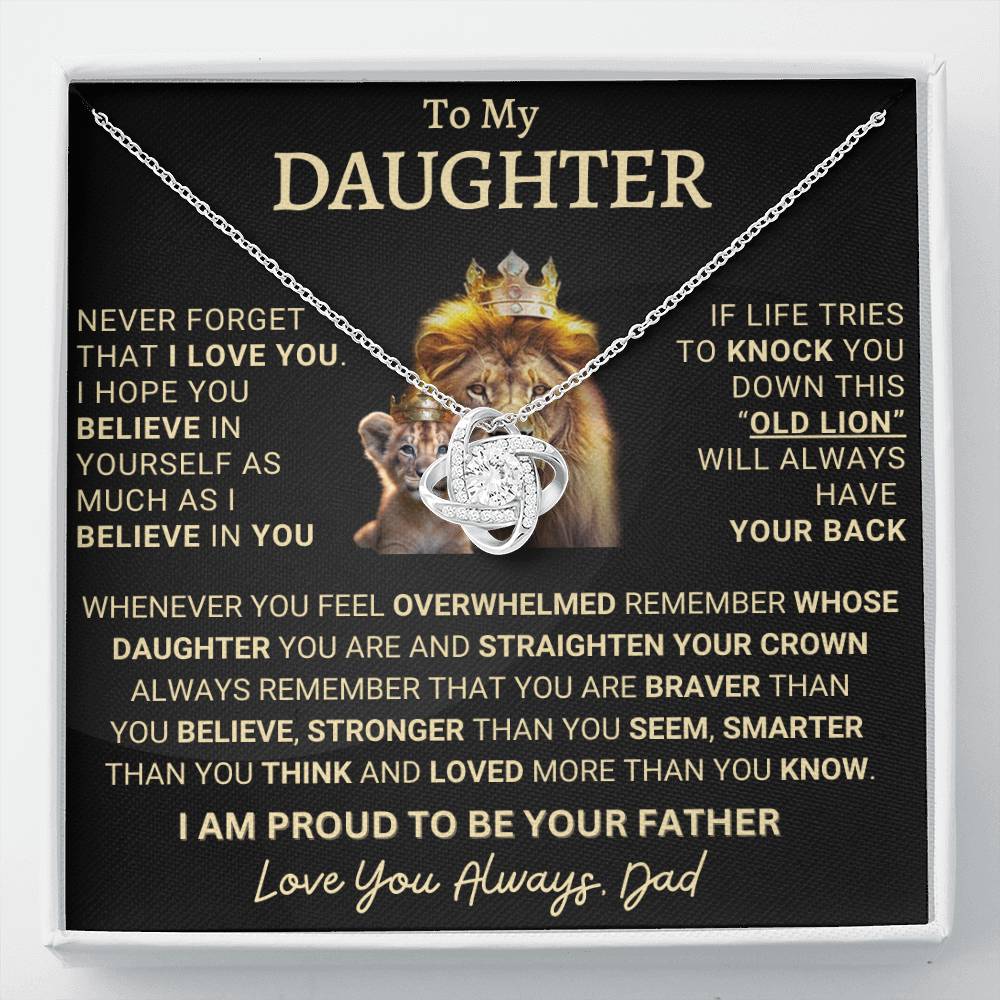 Heartfelt Gift for Daughter - This old lion